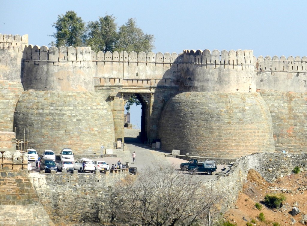 The incredible Kumbhalgarh fort at Ranakpur.