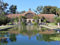 Balboa Park's Botanical Building, originally constructed for San Diego's 1915 Exposition.